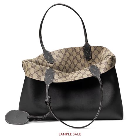 gucci made in italy leather tote|Gucci tote bag outlet.